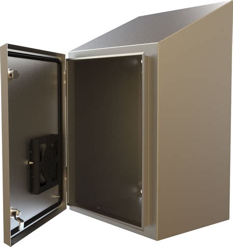 316 stainless steel water shed enclosure|IP69K/Type 4X Stainless Steel Wallmount Enclosure.